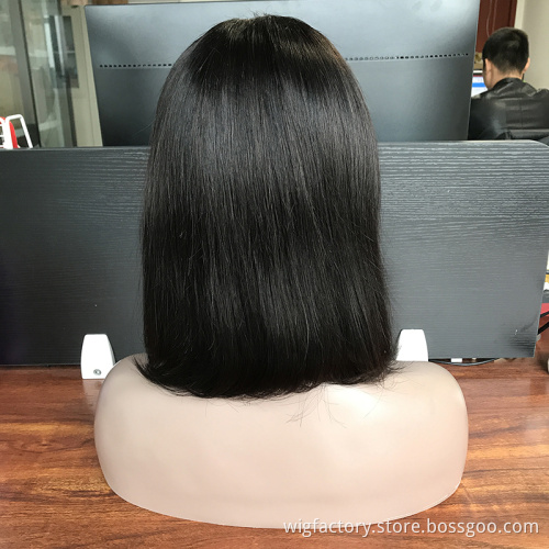 4*4 lace frontal cheap human hair wig bob short, wholesale bob lace front wigs short,remy lace front wig bob short
